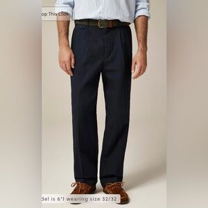 J.Crew Crosby Classic-fit suit pant in garment-dyed Italian cotton-linen blend